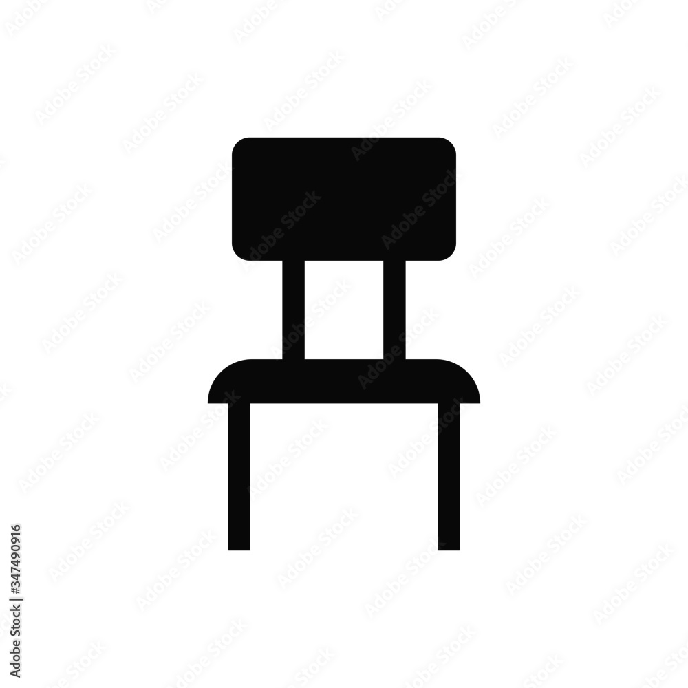vector illustration of chair isolated icon vector illustration of chair isolated icon