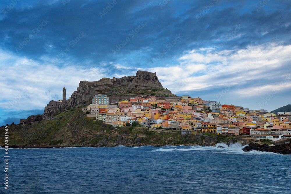 The panoramic view of Sardinian city Castelsardo