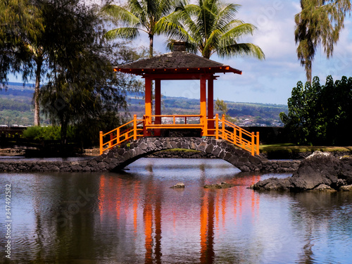 Japanese Bridge in Hilo Gardens