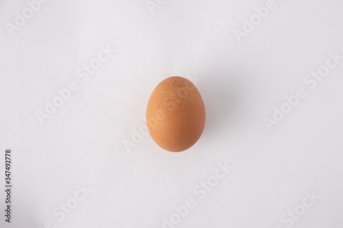 ..eggs on a white background food easter
