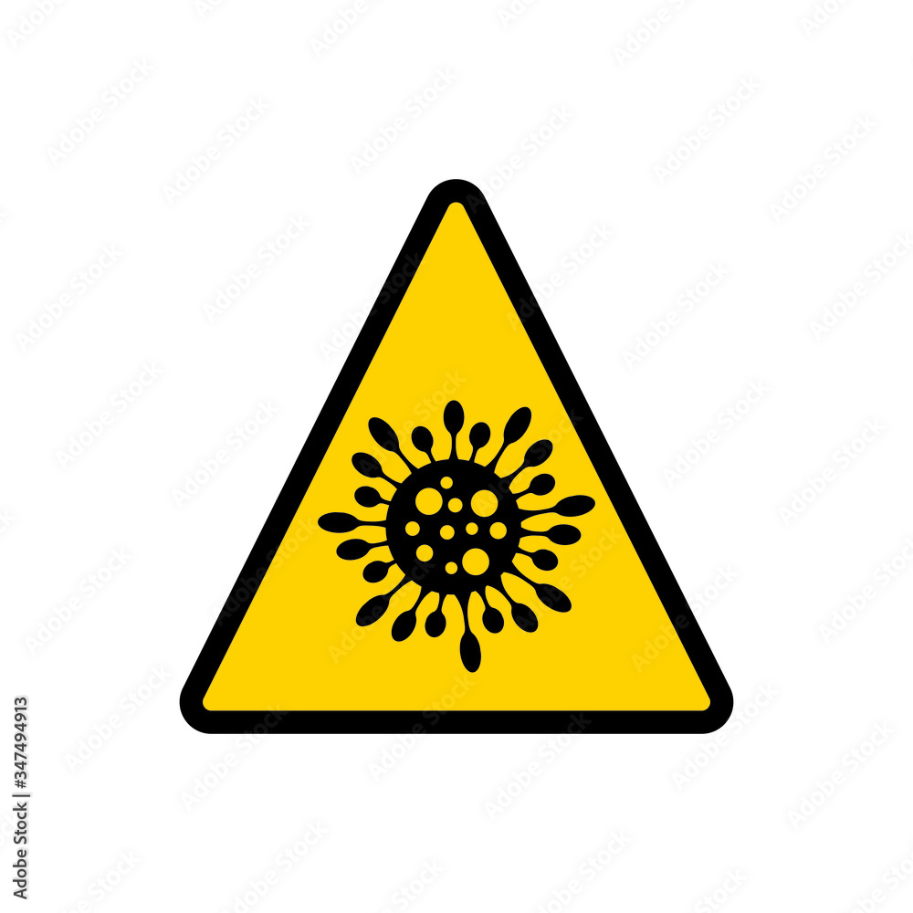 Cororna alert icon vector simple design Cororna alert icon vector simple design