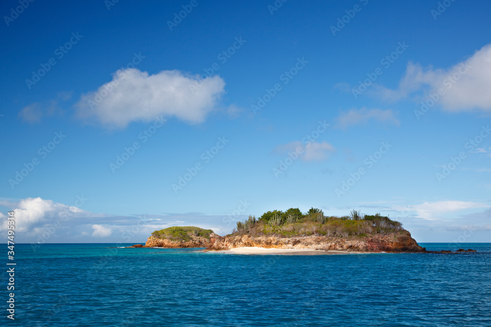 Island In Caribbean Water, Antigua