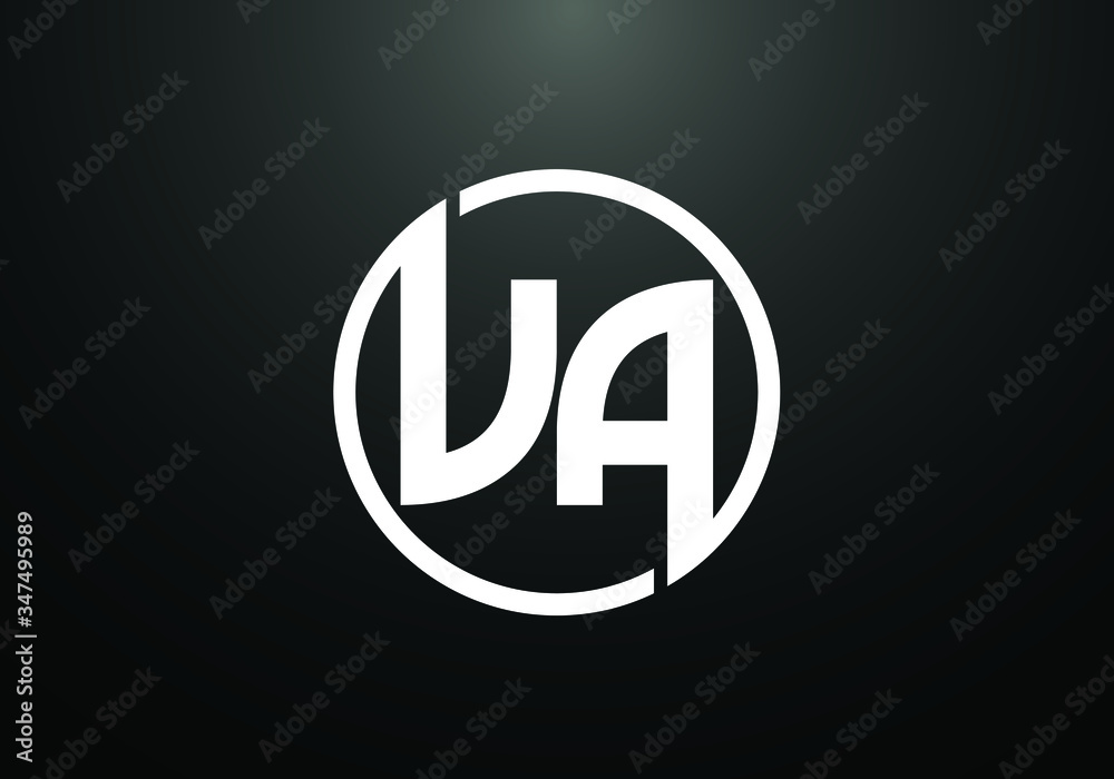 Initial Monogram Letter V A Logo Design Vector Template. Graphic Alphabet Symbol for Corporate Business Identity Initial Monogram Letter V A Logo Design Vector Template. Graphic Alphabet Symbol for Corporate Business Identity