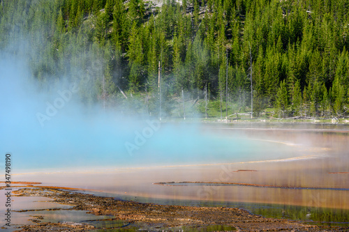 Steam Rising From Grand Prismatic
