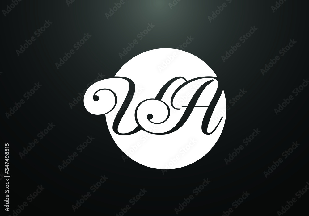 Initial Monogram Letter V A Logo Design Vector Template. Graphic Alphabet Symbol for Corporate Business Identity Initial Monogram Letter V A Logo Design Vector Template. Graphic Alphabet Symbol for Corporate Business Identity