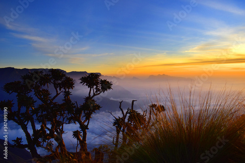 sunrise hilltop