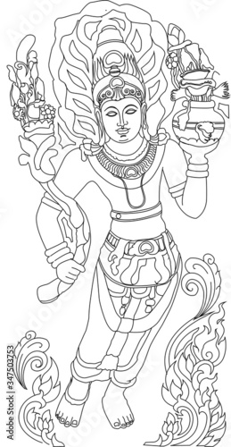 Historican Sri lankan Stone carving Mura gala guardstone artwork 