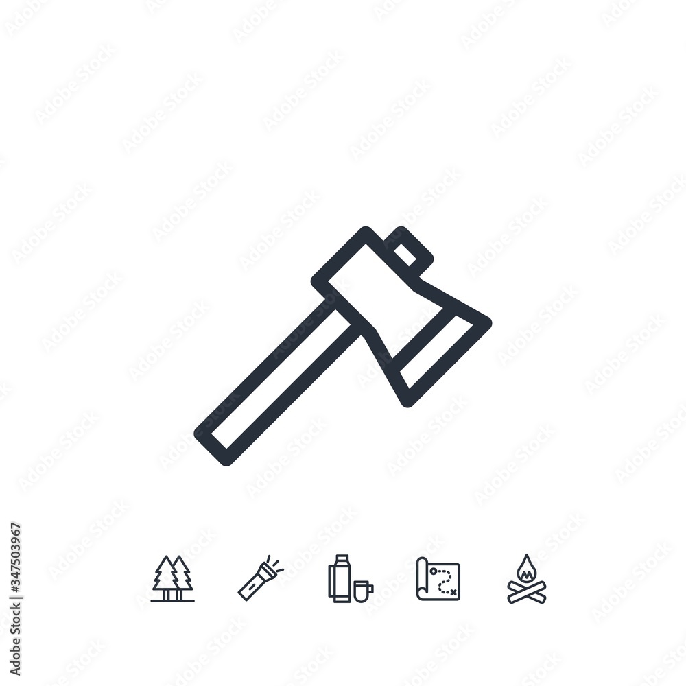 axe icon vector illustration for website and graphic design axe icon vector illustration for website and graphic design