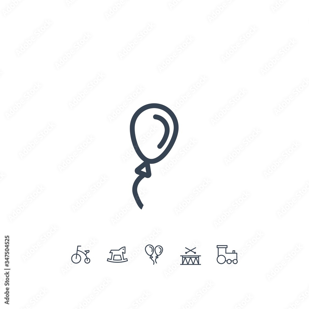 balloons icon vector illustration for website and graphic design balloons icon vector illustration for website and graphic design