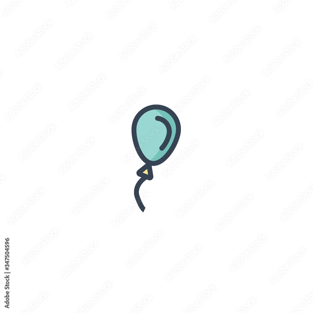 balloons icon vector illustration for website and graphic design balloons icon vector illustration for website and graphic design