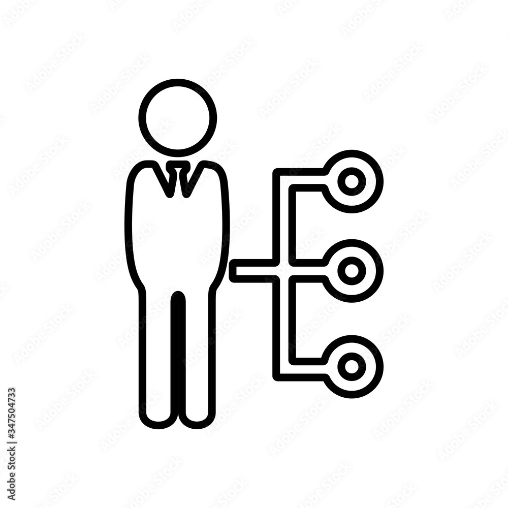 People connecting icon. Networking, business connections. Flat icon design. People connecting icon. Networking, business connections. Flat icon design.
