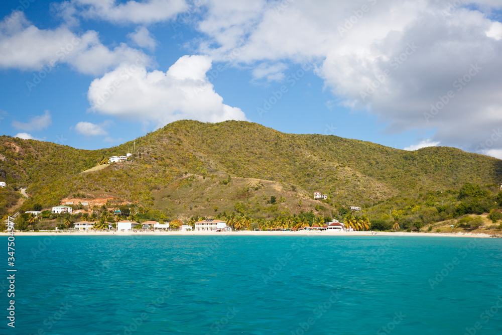 Caribbean Hill Coastline, Antigua