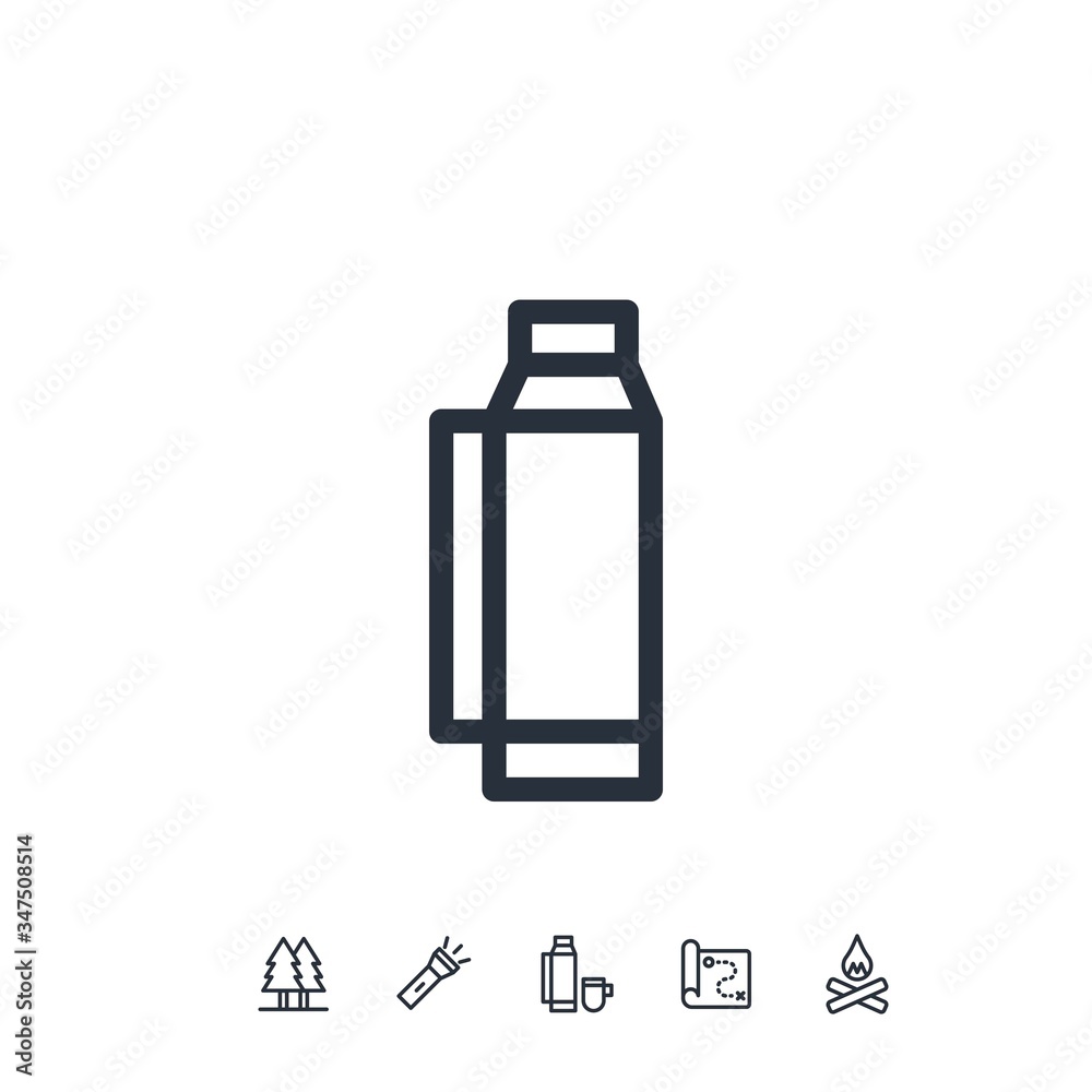 thermal flask icon vector illustration for website and graphic design thermal flask icon vector illustration for website and graphic design
