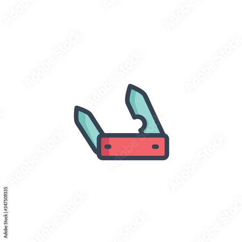 pocket knife icon vector illustration for website and graphic design