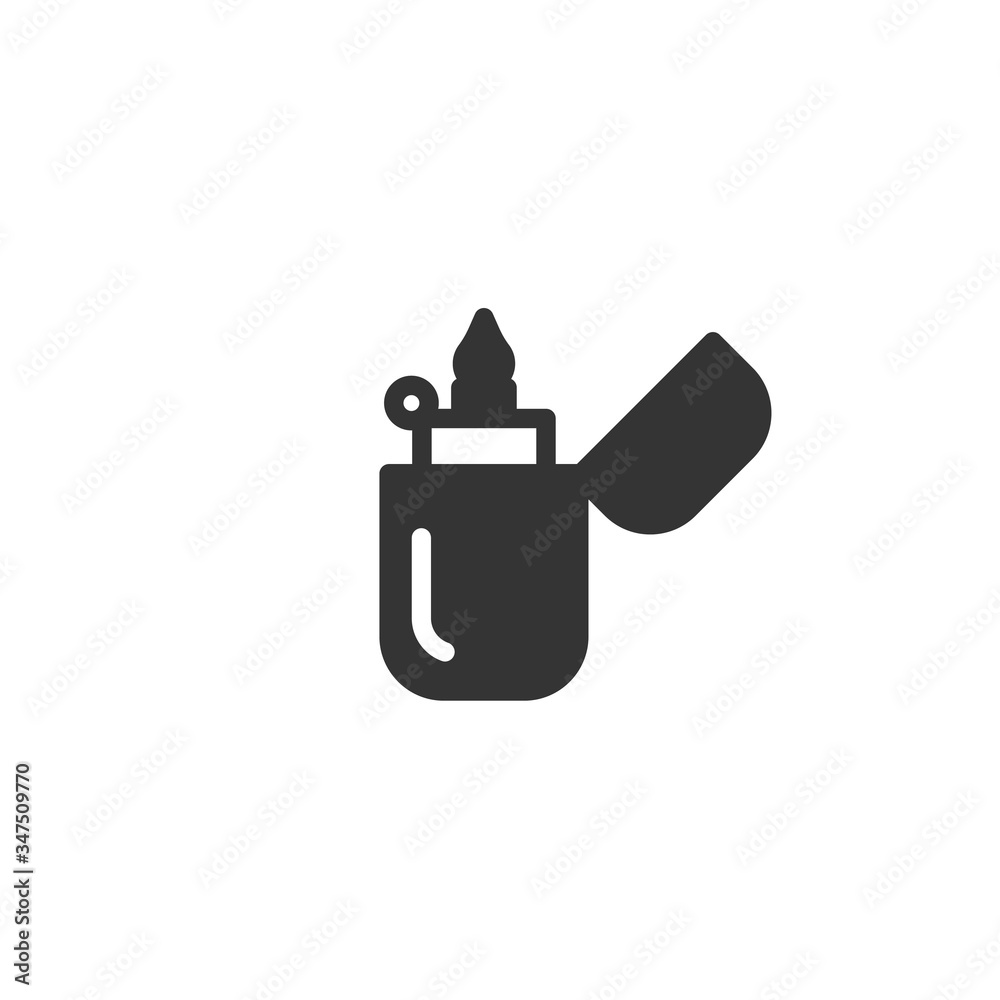 Obraz premium lighter fire icon vector illustration design