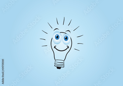 Concept d'idée lumineuse - dessin à la main ampoule