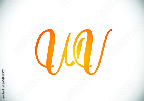 Initial Monogram Letter W V Logo Design Vector Template. Graphic Alphabet Symbol for Corporate Business Identity