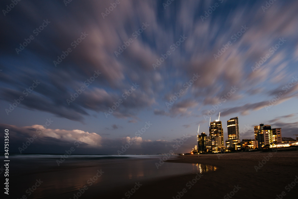 Fototapeta premium Broadbeach in Gold Coast Australia