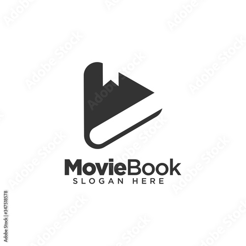 Movie Book Logo Design Template