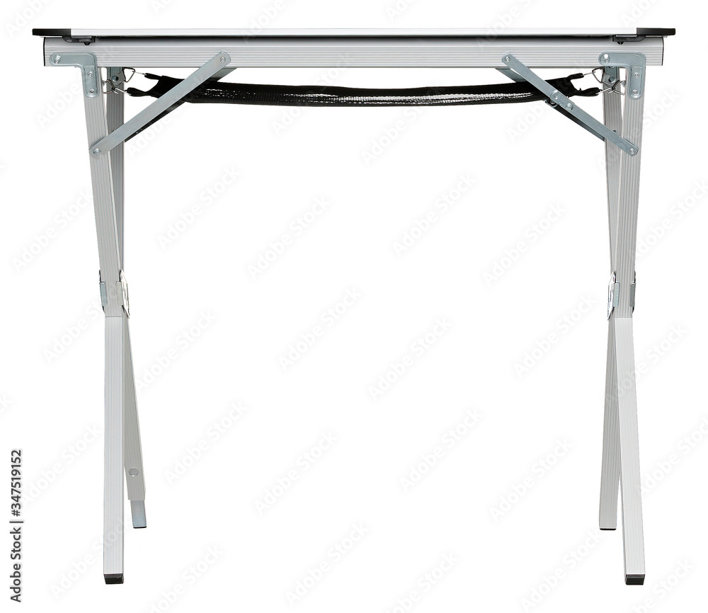 Folding table for garden, camping and travelling with clipping path Folding table for garden, camping and travelling with clipping path