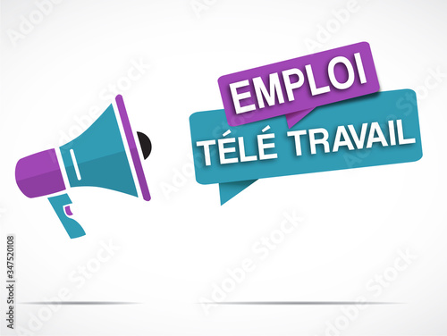 mégaphone télé travail