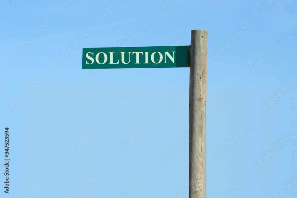 Fototapeta premium panneau solution