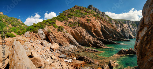 Sardegna, costa di Canal Grande, Iglesias, Italia