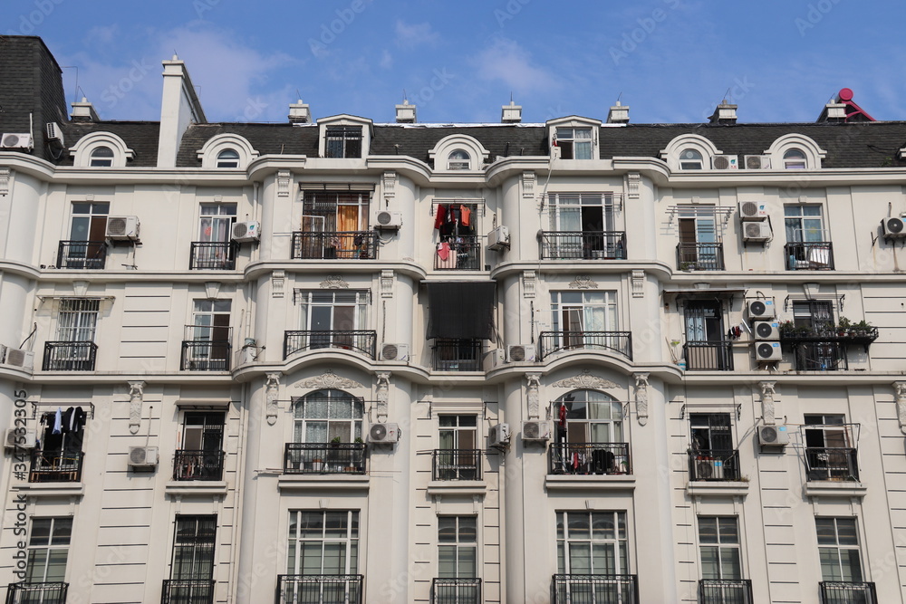 Immeuble haussmannien de Tiandu Cheng à Hangzhou, Chine