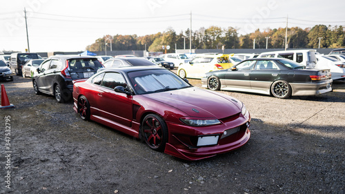 JDM-Japanese Sports car for drift, modern Japan, tuning of Japanese cars Ebisu