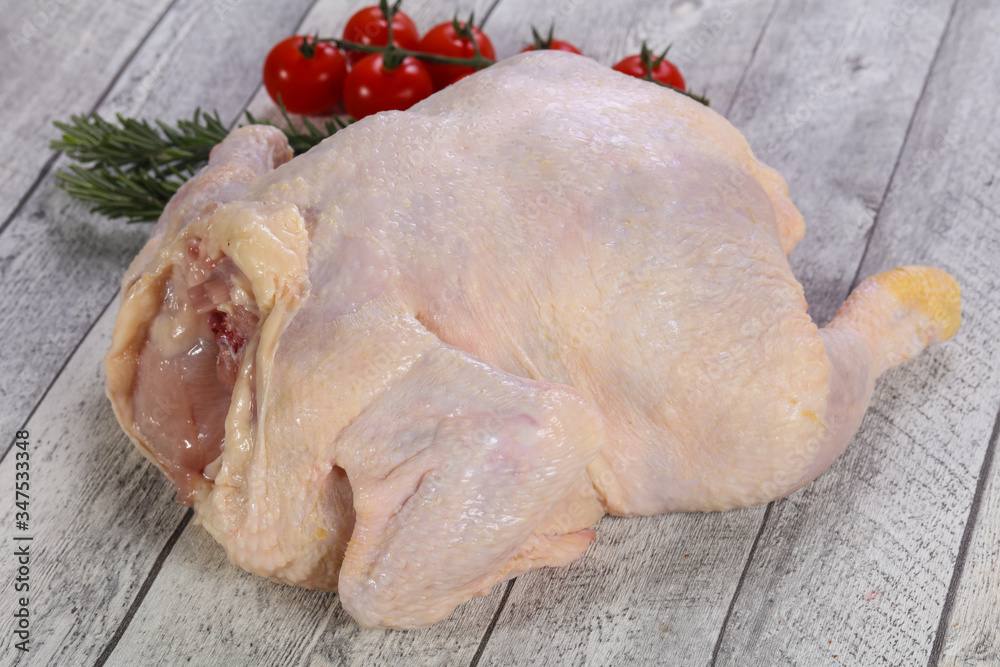 Raw chicken ready for cooking Raw chicken ready for cooking