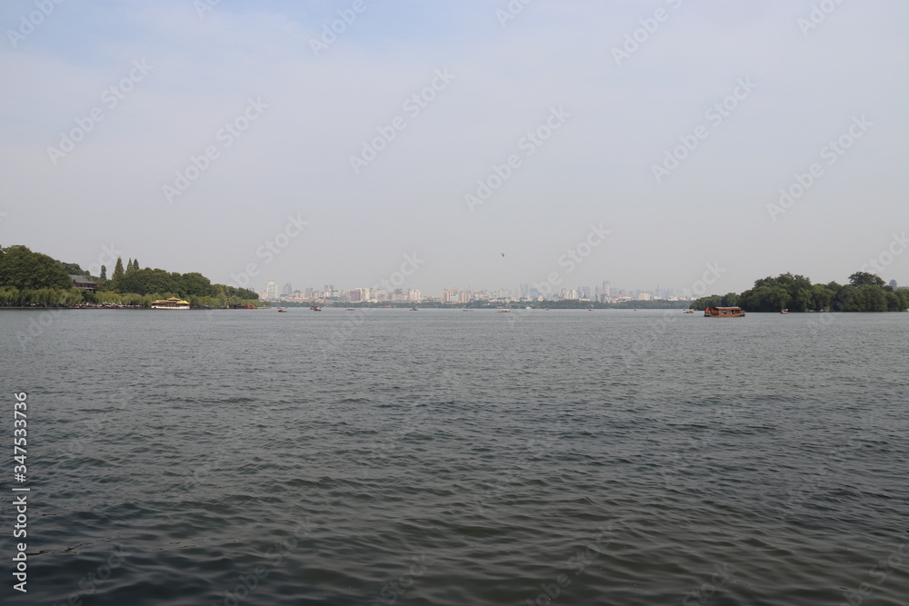 Lac de l’Ouest à Hangzhou, Chine