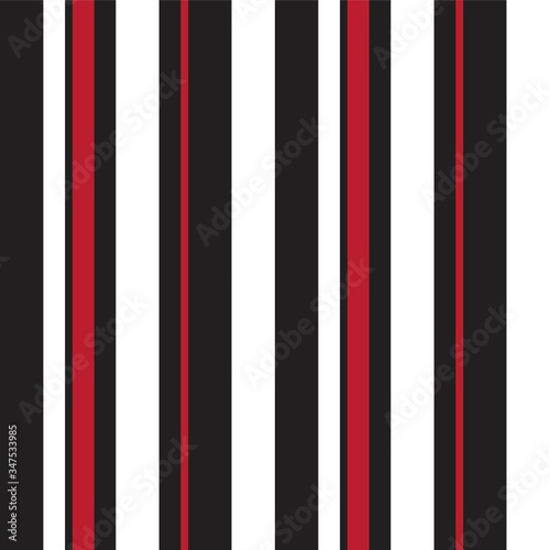 Red Stripe seamless pattern background in vertical style