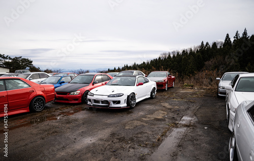 JDM-Japanese Sports car for drift, modern Japan, tuning of Japanese cars Ebisu