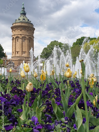 Obraz na płótnie Wasserturm - Mannheim / Germany