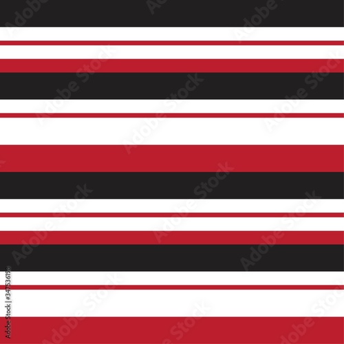 Red Stripe seamless pattern background in horizontal style