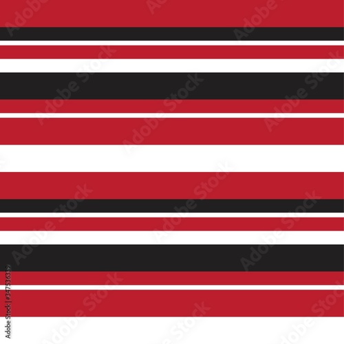 Red Stripe seamless pattern background in horizontal style