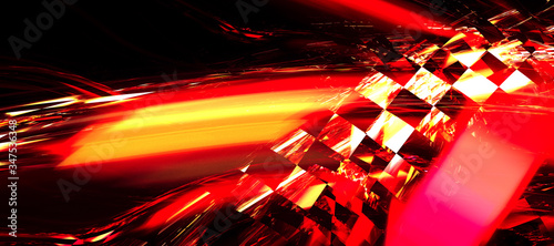 abstract background. Expressive lines, concept of dynamics and movement.