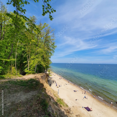 At the Polish Baltic Sea