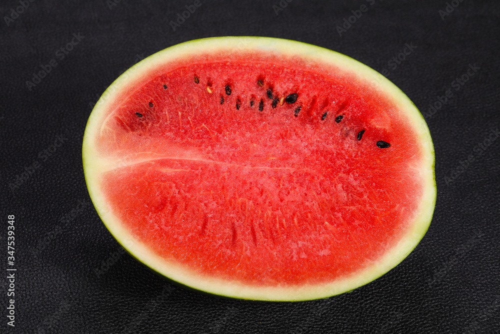 Ripe sweet juicy Half watermelon Ripe sweet juicy Half watermelon