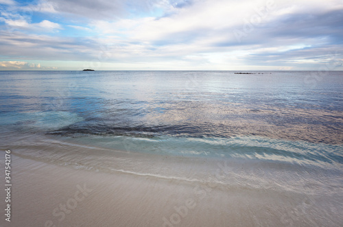 Little Island In Very Calm Sea  Antigua