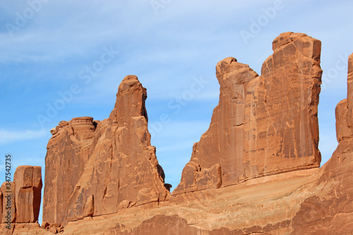Park Avenue in the Arches national Park, Utah