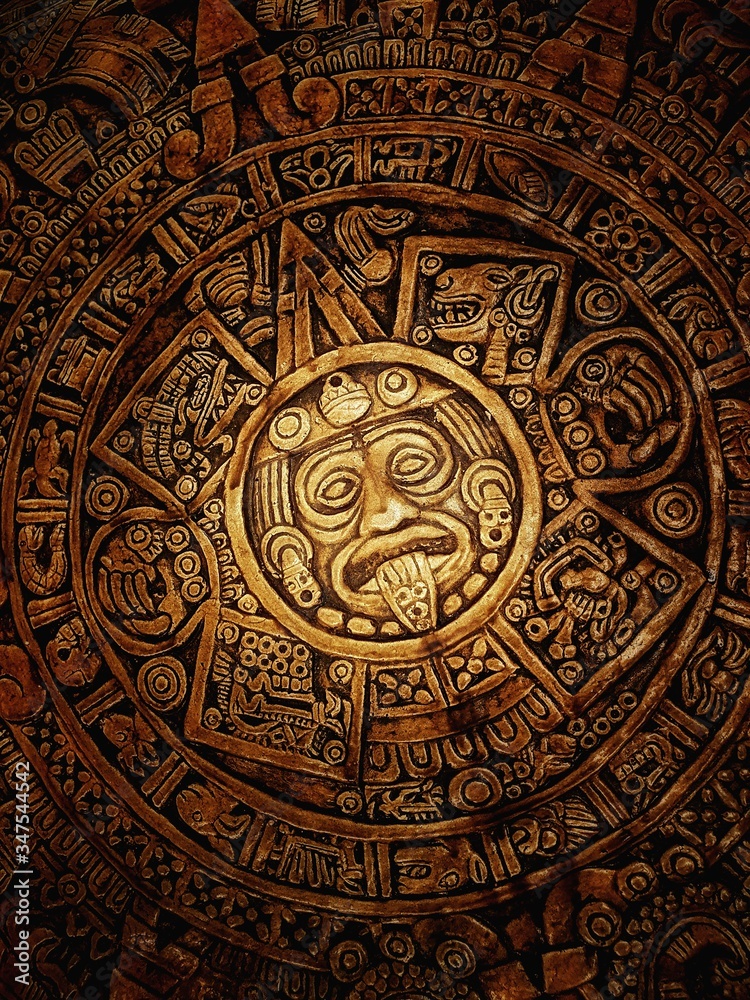 La Pierre du Soleil ou calendrier Aztèque
