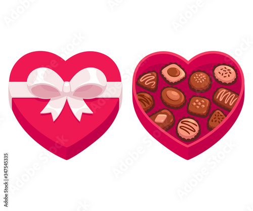 Heart shaped box of chocolates