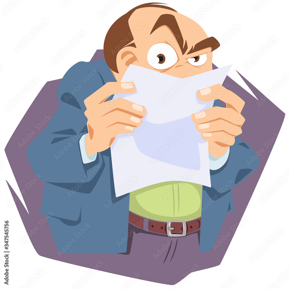 Secret agent. Male hiding behind paper. Funny man peeking. Funny people. Secret agent. Male hiding behind paper. Funny man peeking. Funny people.
