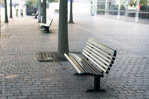 Fotobehang Improvement of public space