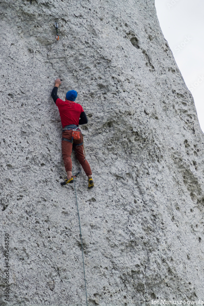 Fototapeta premium wspinaczka górska