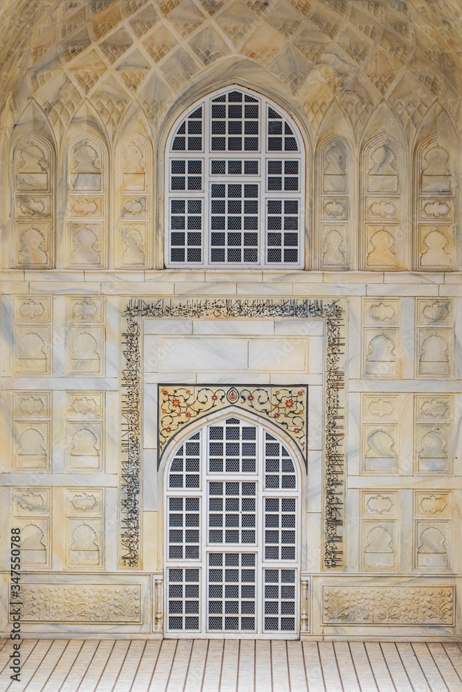 Detail view of middle eastern building