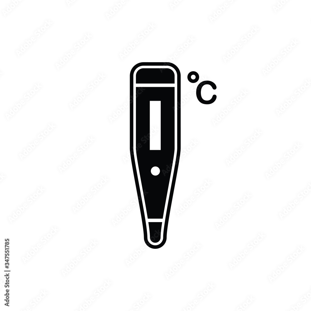 thermometer flat icon vector logo design trendy thermometer flat icon vector logo design trendy
