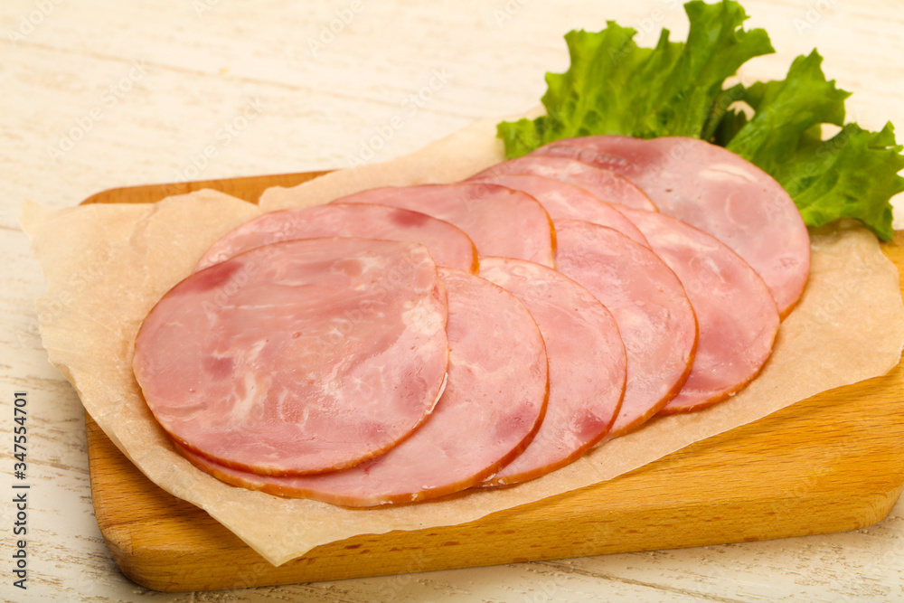 Sliced sausage Sliced sausage