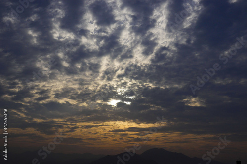 clouds at sunset